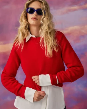 Forcast Hayes Wool Blend Jumper* T-Shirts & Tops|Long Sleeve Tops