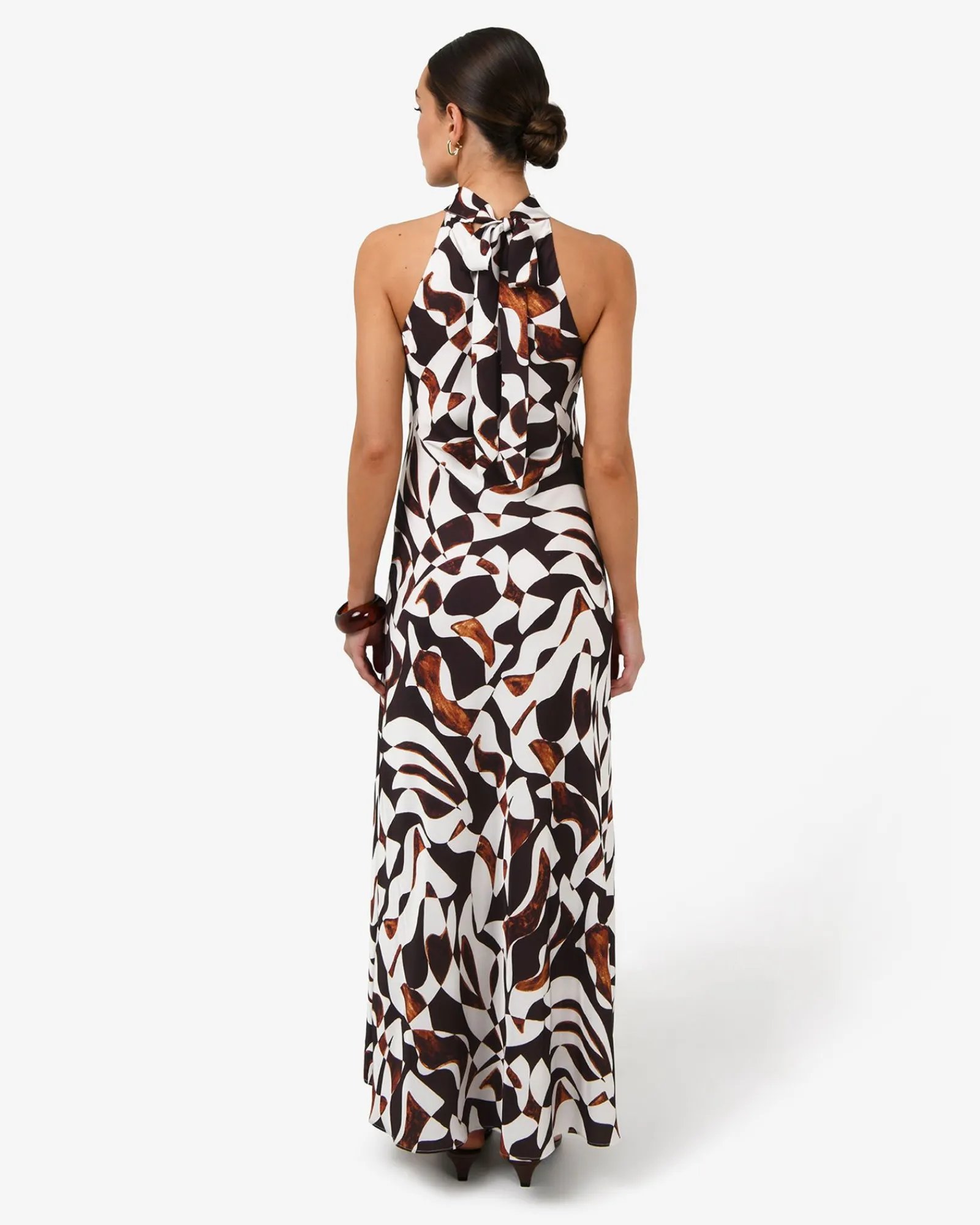 Forcast Hazel Printed Halter Dress* Maxi Dresses|Maxi Dresses
