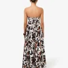 Forcast Hazel Printed Strapless Dress* Conscious|Maxi Dresses