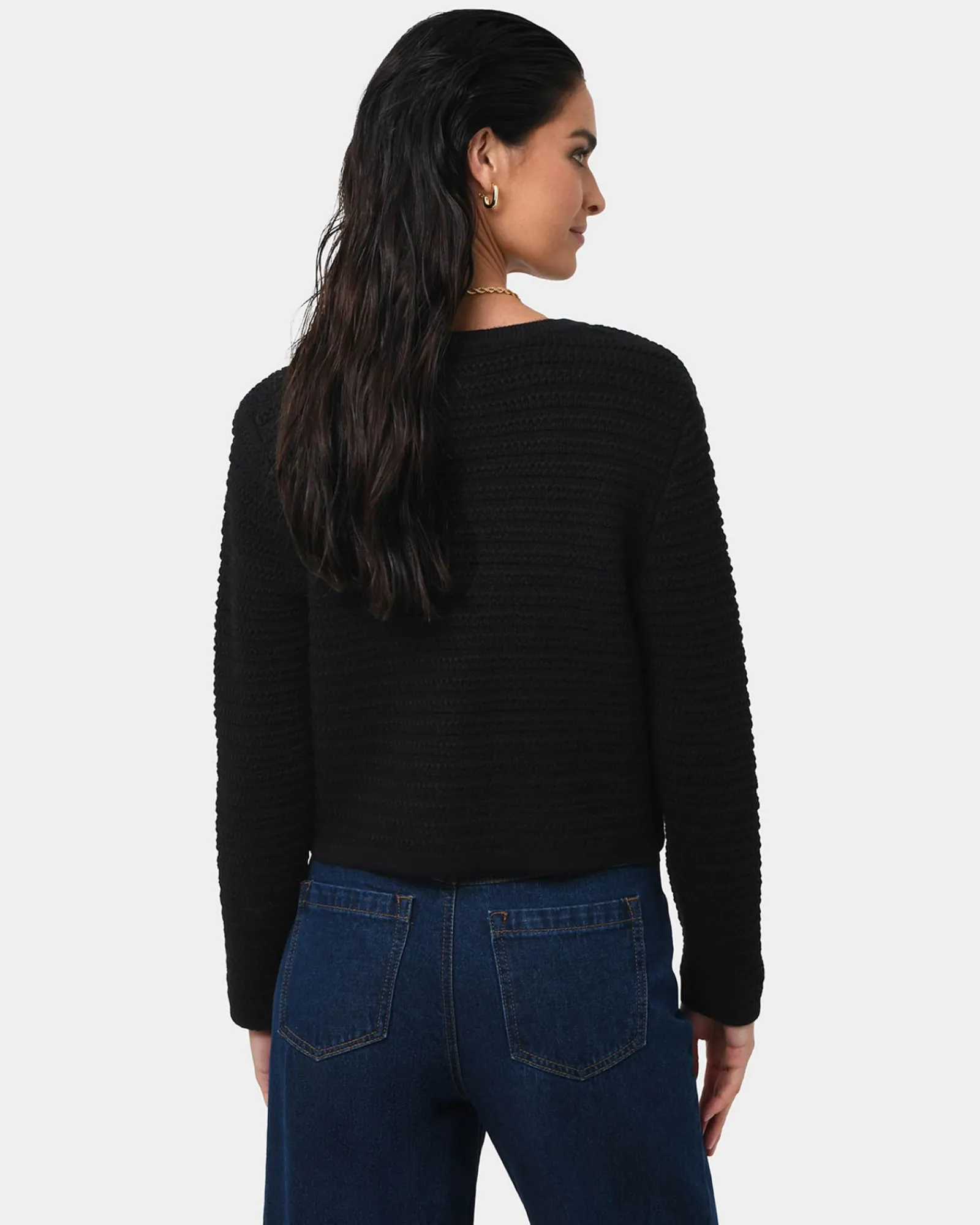 Forcast Hollis Textured Cardigan* Long Sleeve Tops|Work Tops