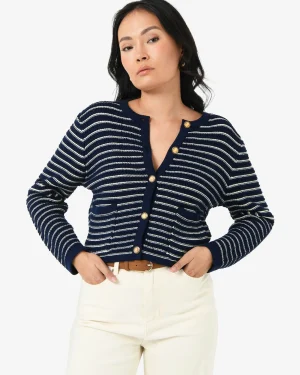 Forcast Hollis Textured Cardigan* T-Shirts & Tops|Long Sleeve Tops