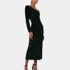 Forcast Ivy One Shoulder Sequin Dress* Midi Dresses|Midi Dresses