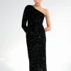 Forcast Ivy One Shoulder Sequin Dress* Maxi Dresses|Maxi Dresses