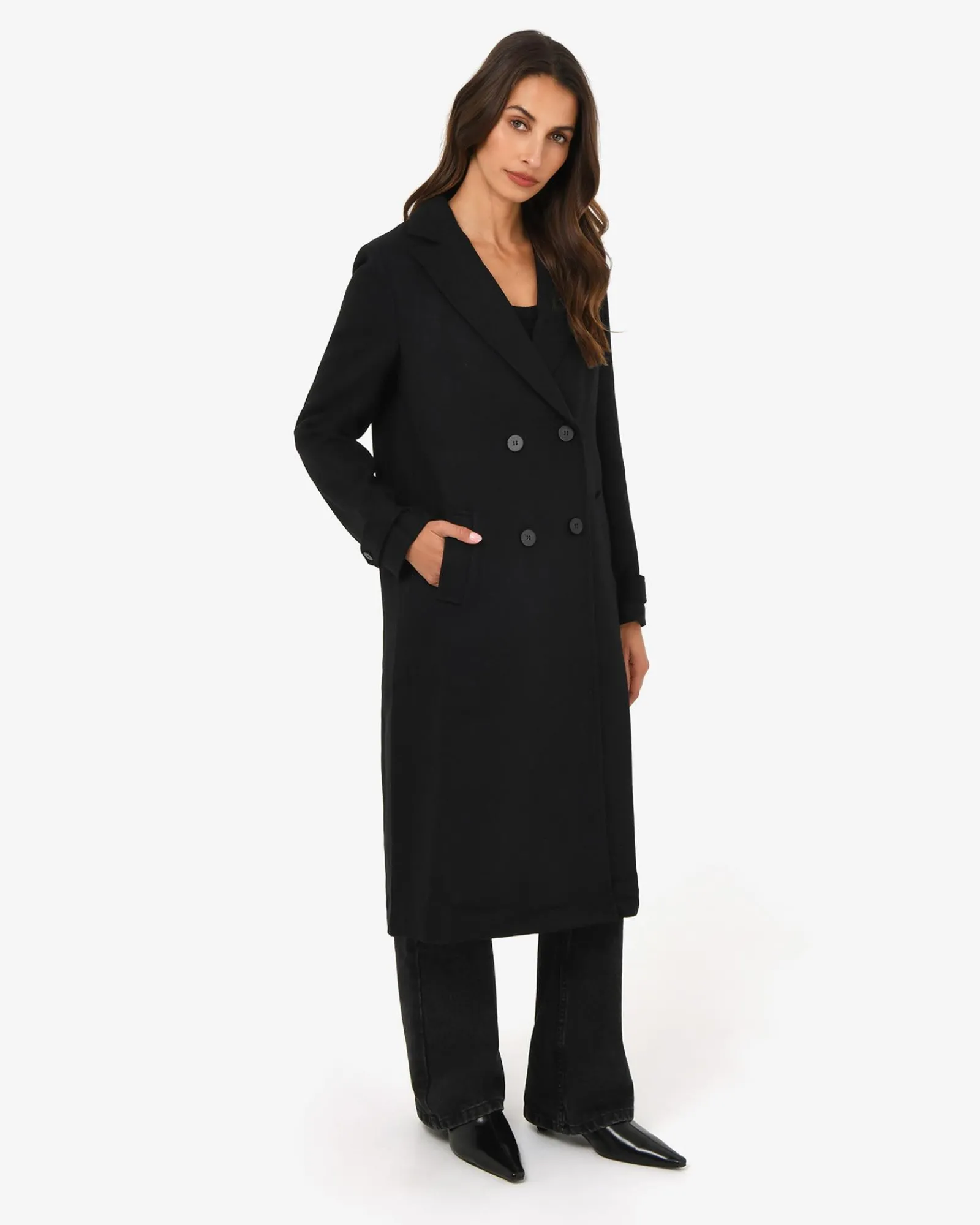 Forcast Jacquie Double Breasted Coat* Coats