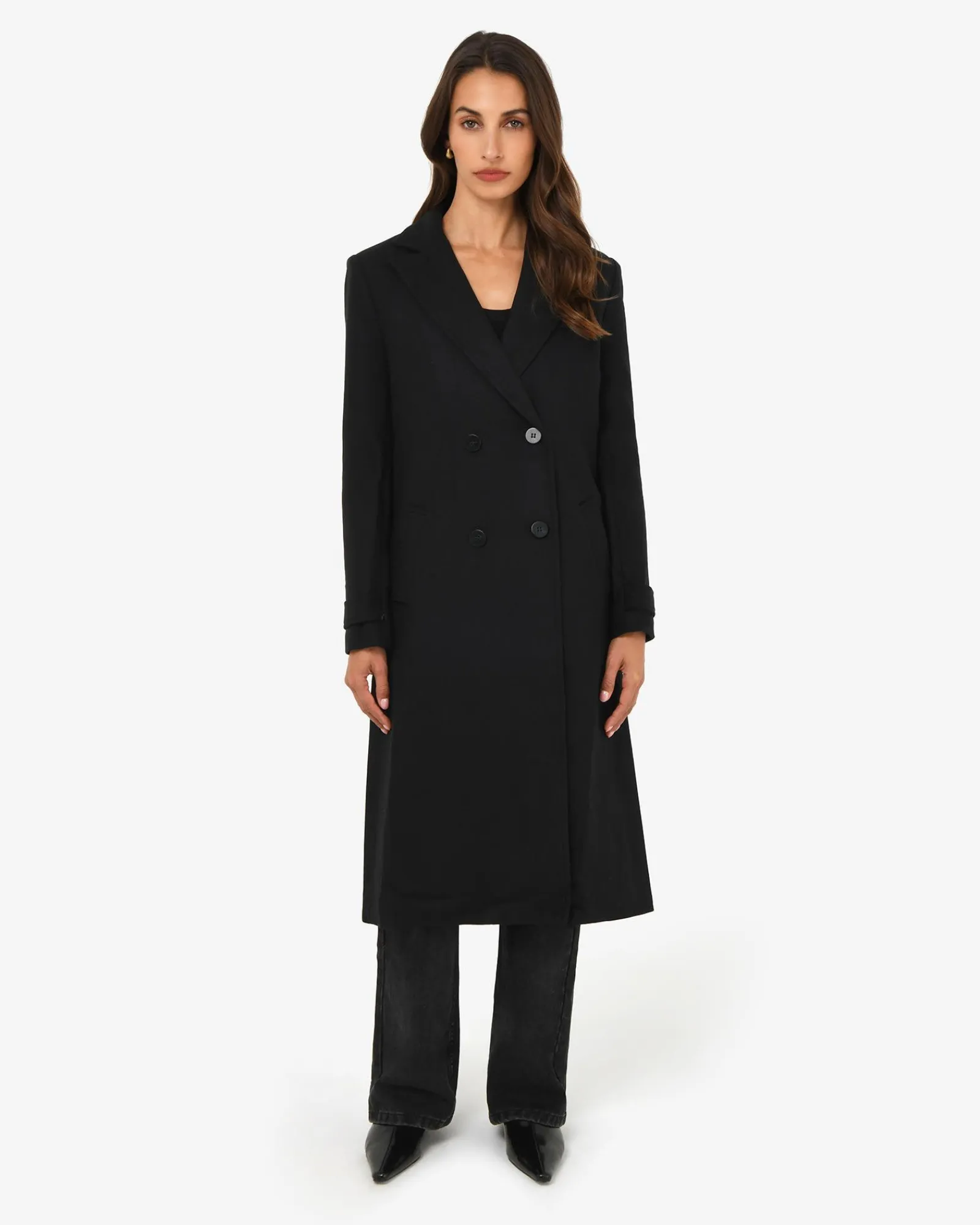 Forcast Jacquie Double Breasted Coat* Coats