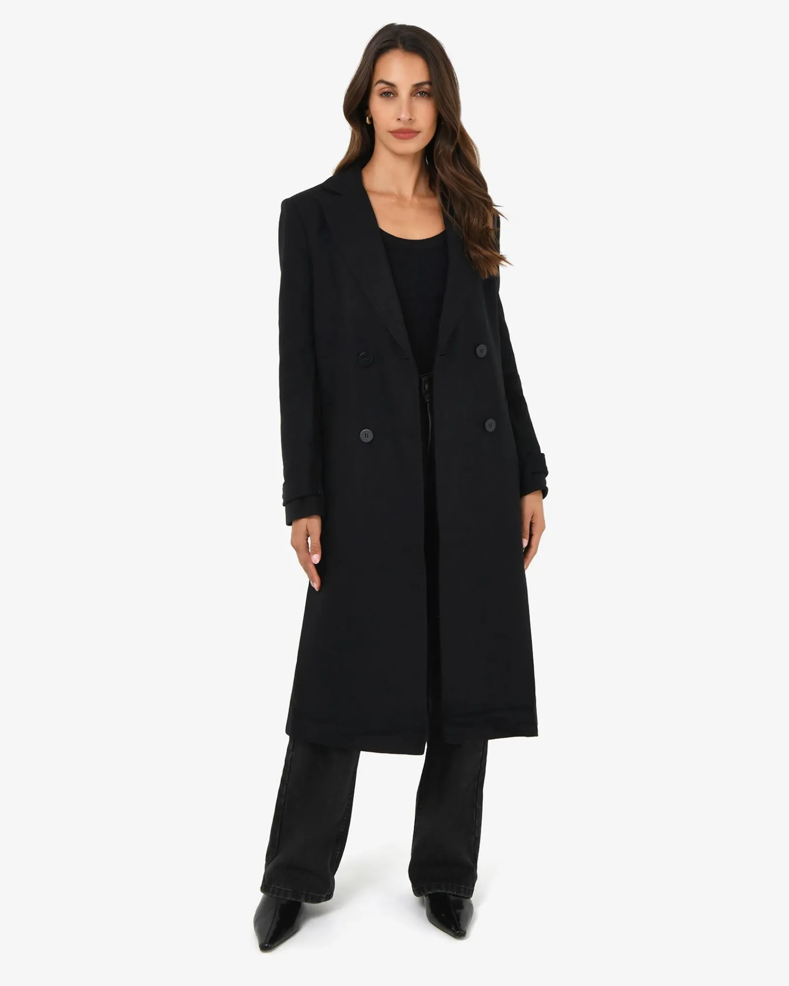 Forcast Jacquie Double Breasted Coat* Coats