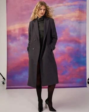 Forcast Jacquie Double Breasted Coat* Coats