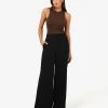 Forcast Jemima Wide Leg Pants* High-Waisted Pants|Wide-Leg Pants
