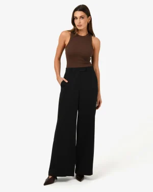 Forcast Jemima Wide Leg Pants* High-Waisted Pants|Wide-Leg Pants