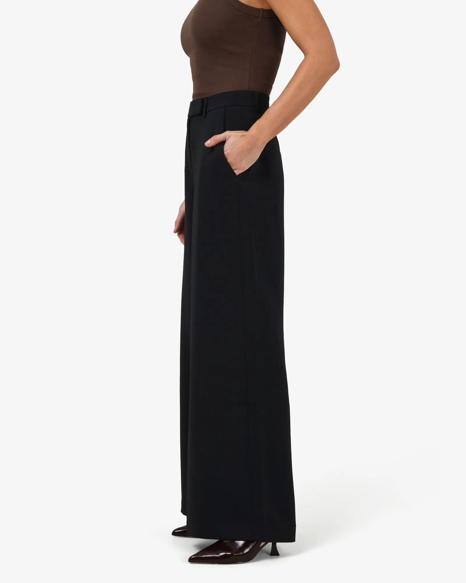 Forcast Jemima Wide Leg Pants* High-Waisted Pants|Wide-Leg Pants