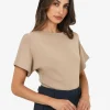 Forcast Jemma Relaxed Knit Top* T-Shirts & Tops|Work Tops