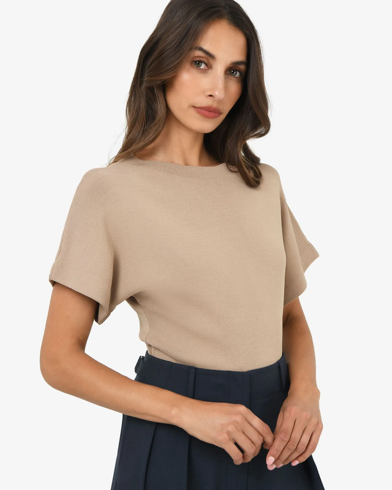 Forcast Jemma Relaxed Knit Top* T-Shirts & Tops|Work Tops