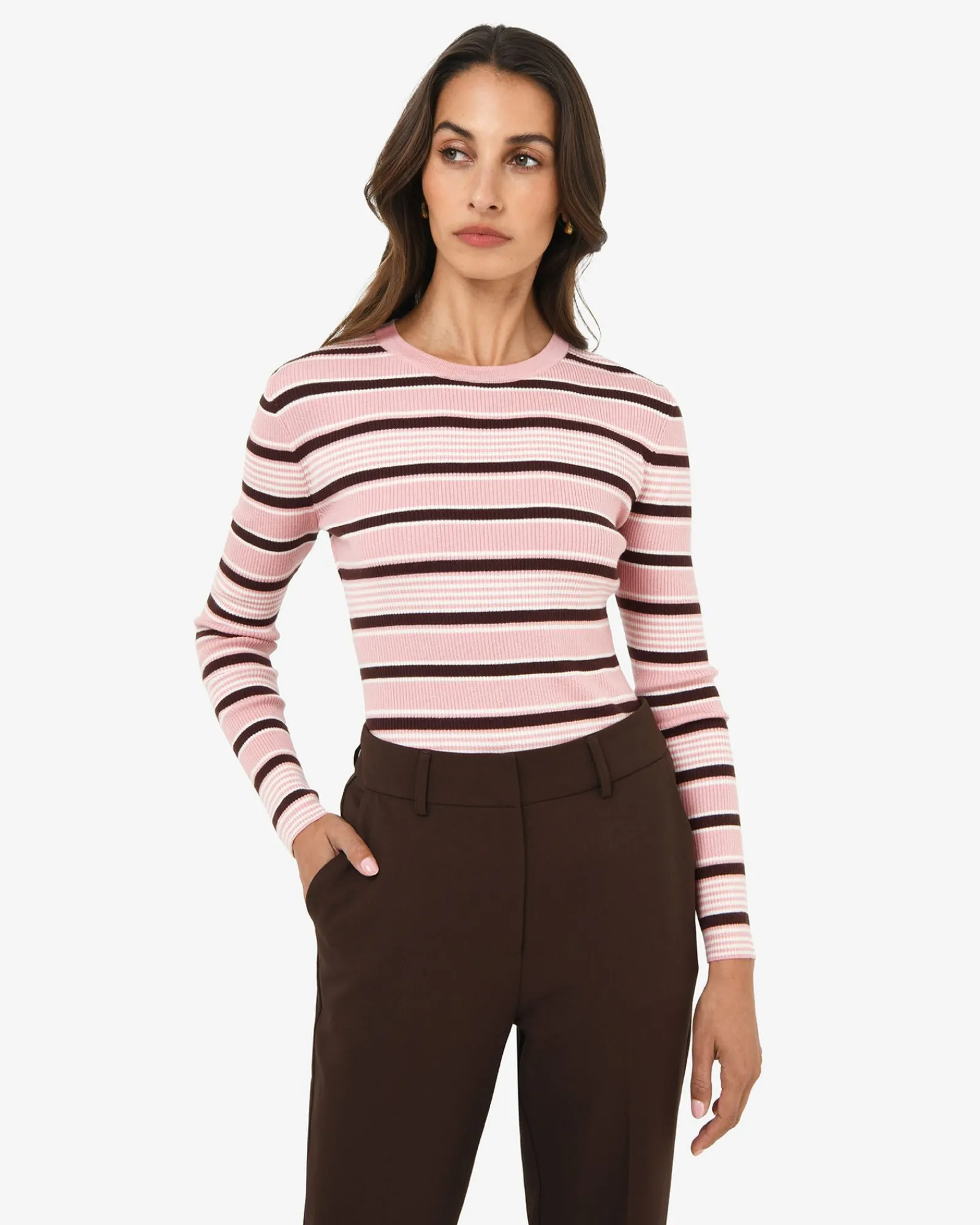 Forcast Jenny Wool Blend Knit* Long Sleeve Tops|Work Tops