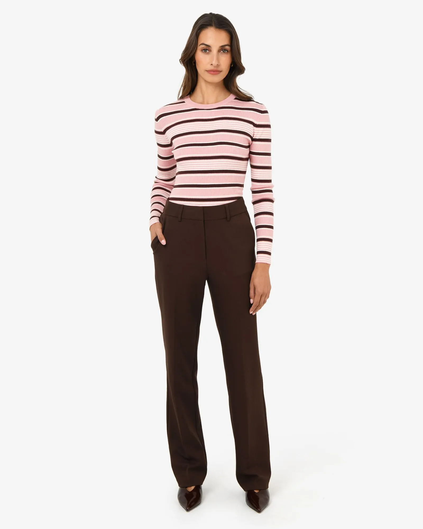 Forcast Jenny Wool Blend Knit* Long Sleeve Tops|Work Tops