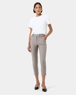 Forcast Josie 2 Cropped Notch Pants* Cropped Pants|Slim Leg Pants