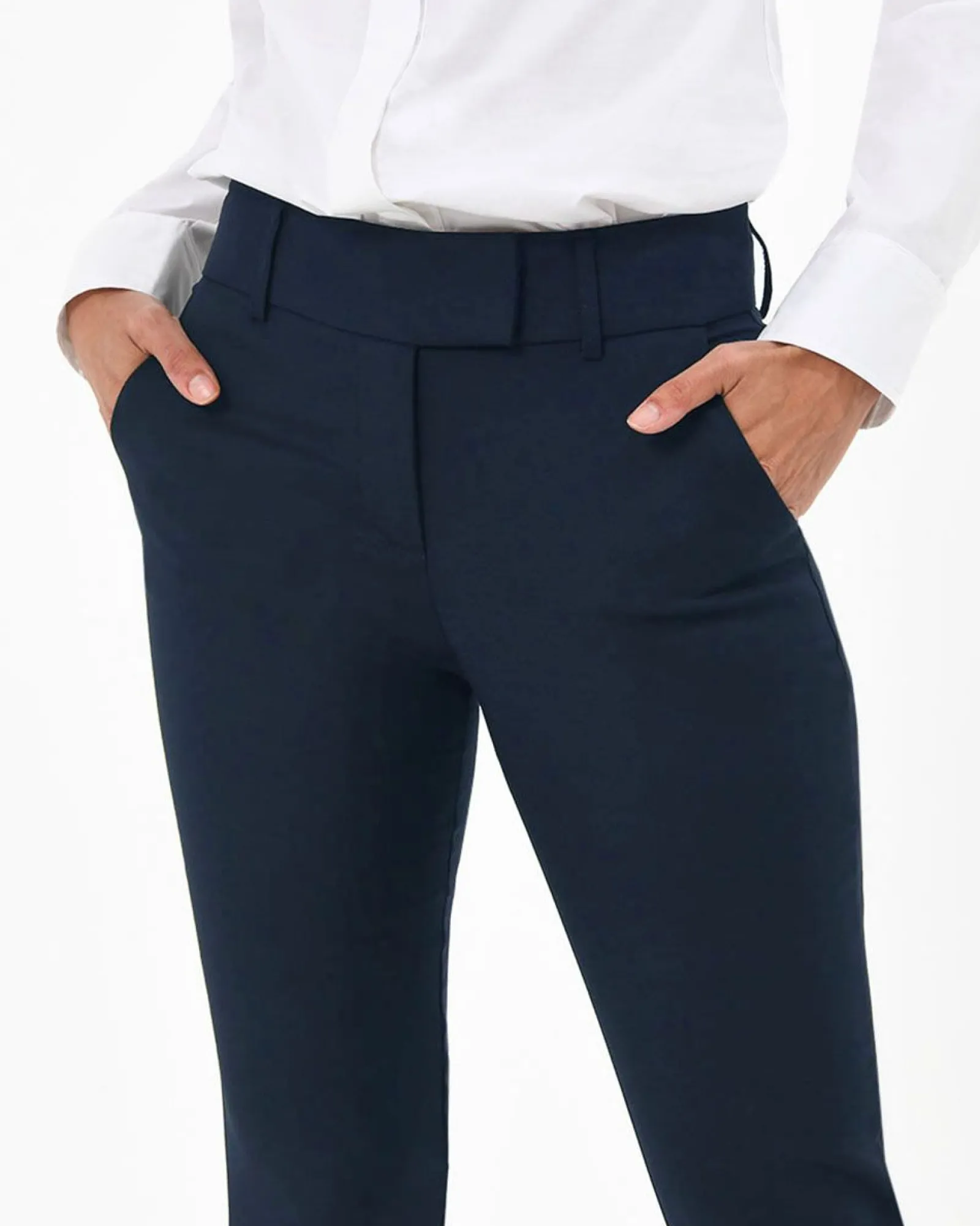 Forcast Josie 2 Cropped Notch Pants* Cropped Pants|Slim Leg Pants