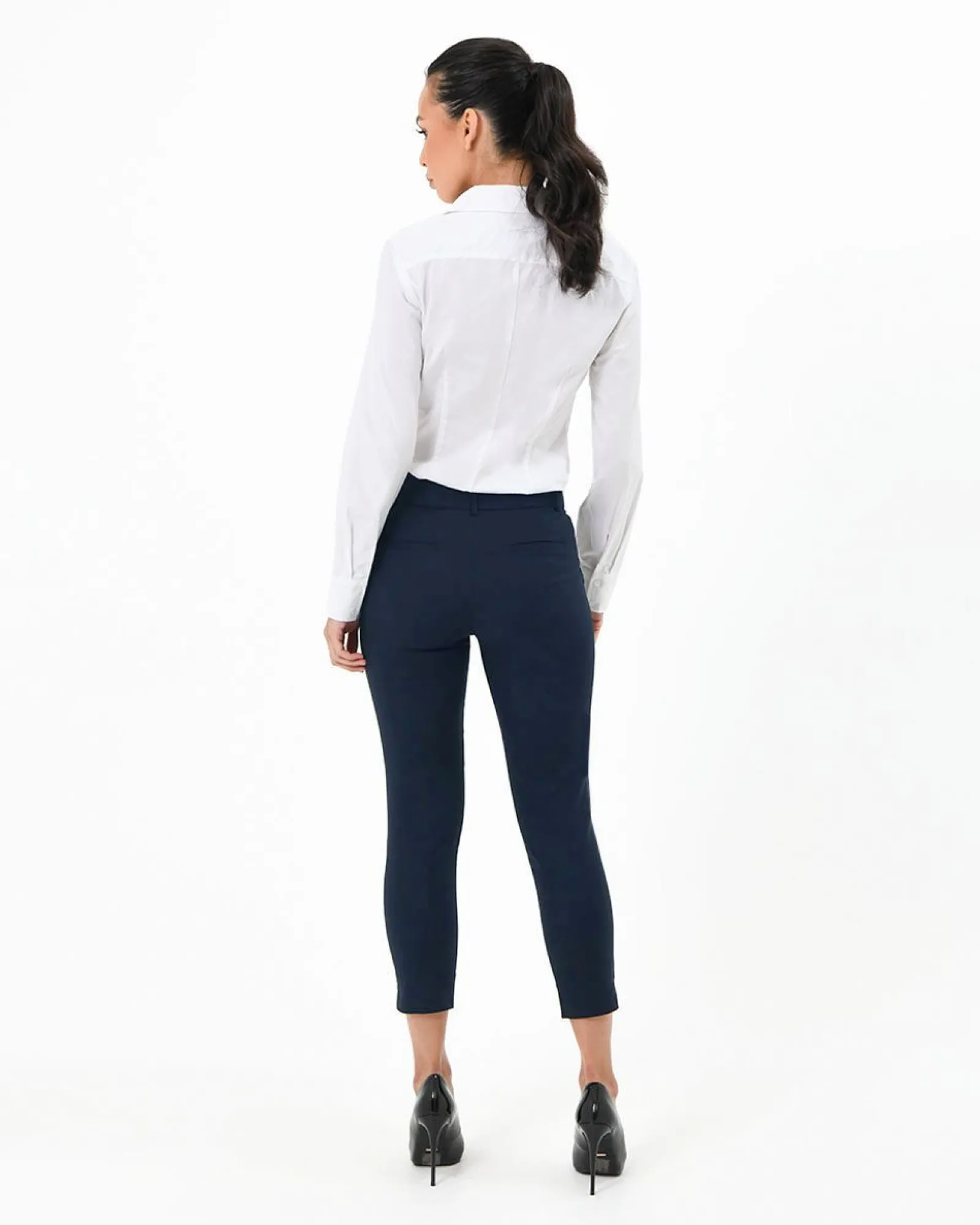 Forcast Josie 2 Cropped Notch Pants* Cropped Pants|Slim Leg Pants