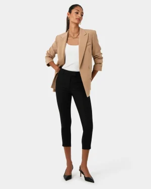 Forcast Josie 2 Cropped Notch Pants* Cropped Pants|Slim Leg Pants