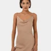 Forcast Joy Satin Cowl Neck Dress* Midi Dresses|Midi Dresses