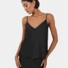 Forcast Joy Satin V-neck Cami* T-Shirts & Tops|Basic Tops