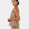 Forcast Joy Satin V-neck Cami* T-Shirts & Tops|Basic Tops