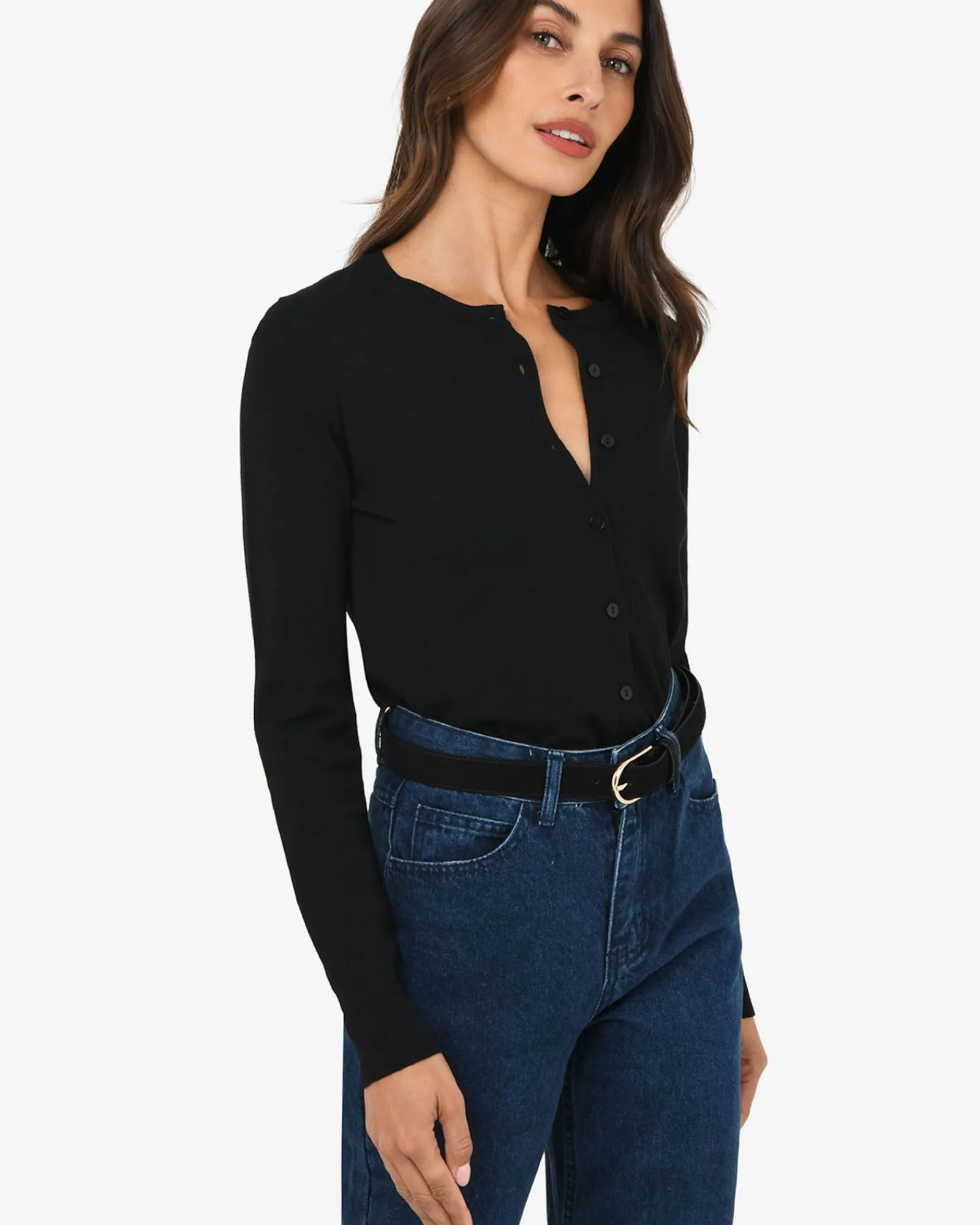 Forcast Joyce Knit Cardigan* Long Sleeve Tops|Work Tops