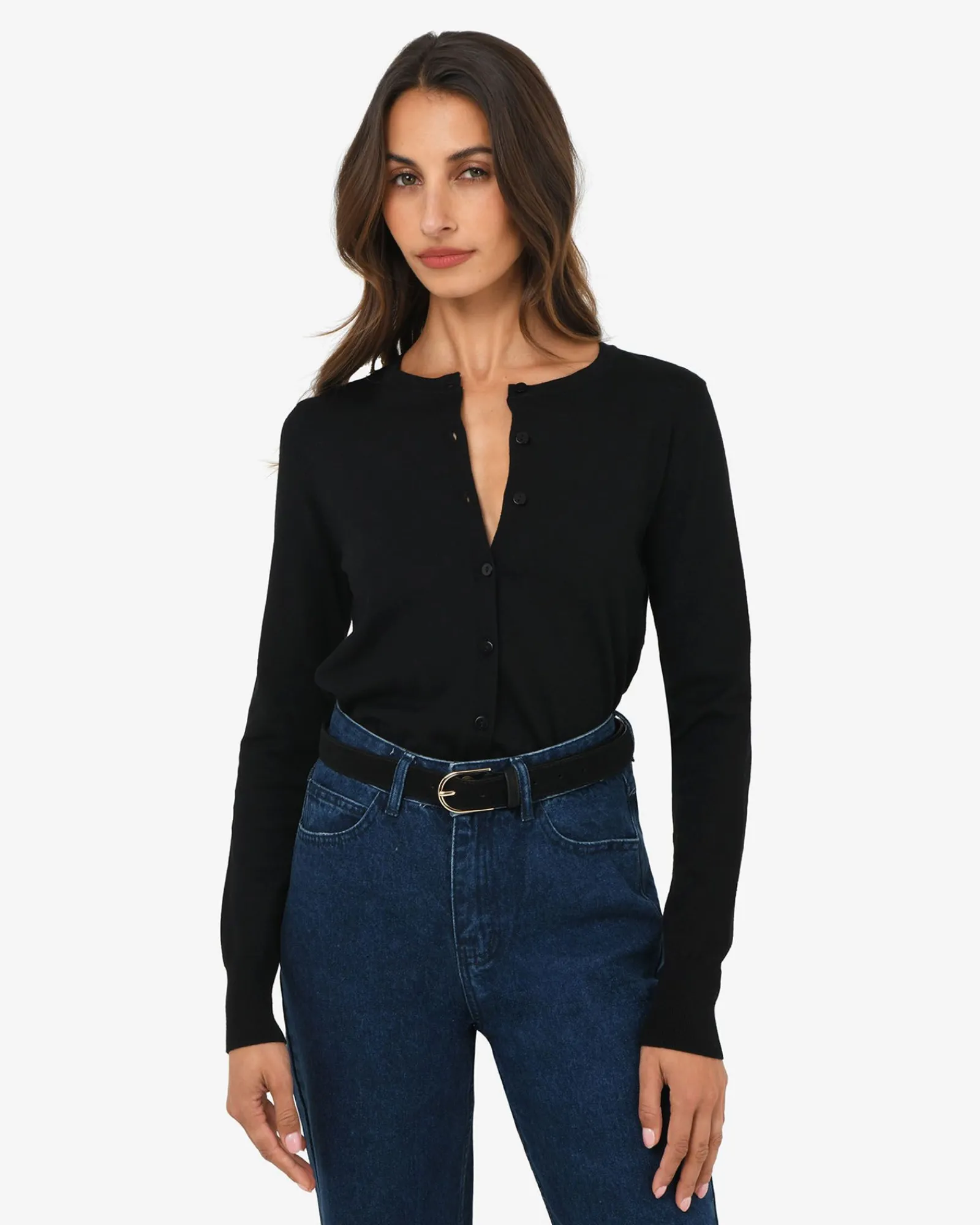 Forcast Joyce Knit Cardigan* Long Sleeve Tops|Work Tops