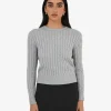 Forcast Juanita Cotton Cable Knit* T-Shirts & Tops|Work Tops