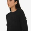 Forcast Juanita Cotton Cable Knit* T-Shirts & Tops|Long Sleeve Tops