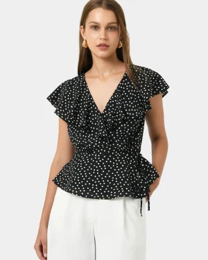 Forcast Jules Ruffle Wrap Blouse* T-Shirts & Tops|Shirts & Blouses