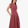Forcast Juno Panel Ponte Dress* Midi Dresses|Midi Dresses