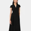 Forcast Juno Panel Ponte Dress* Midi Dresses|Midi Dresses