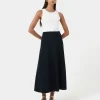 Forcast Kade Linen Blend Midi Skirt* Midi & Maxi Skirts|Work Skirts