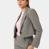 Forcast Kai Checked Crop Blazer* Work Tops|Jackets & Blazers