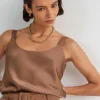 Forcast Kalena Satin Cami Top* T-Shirts & Tops|Work Tops