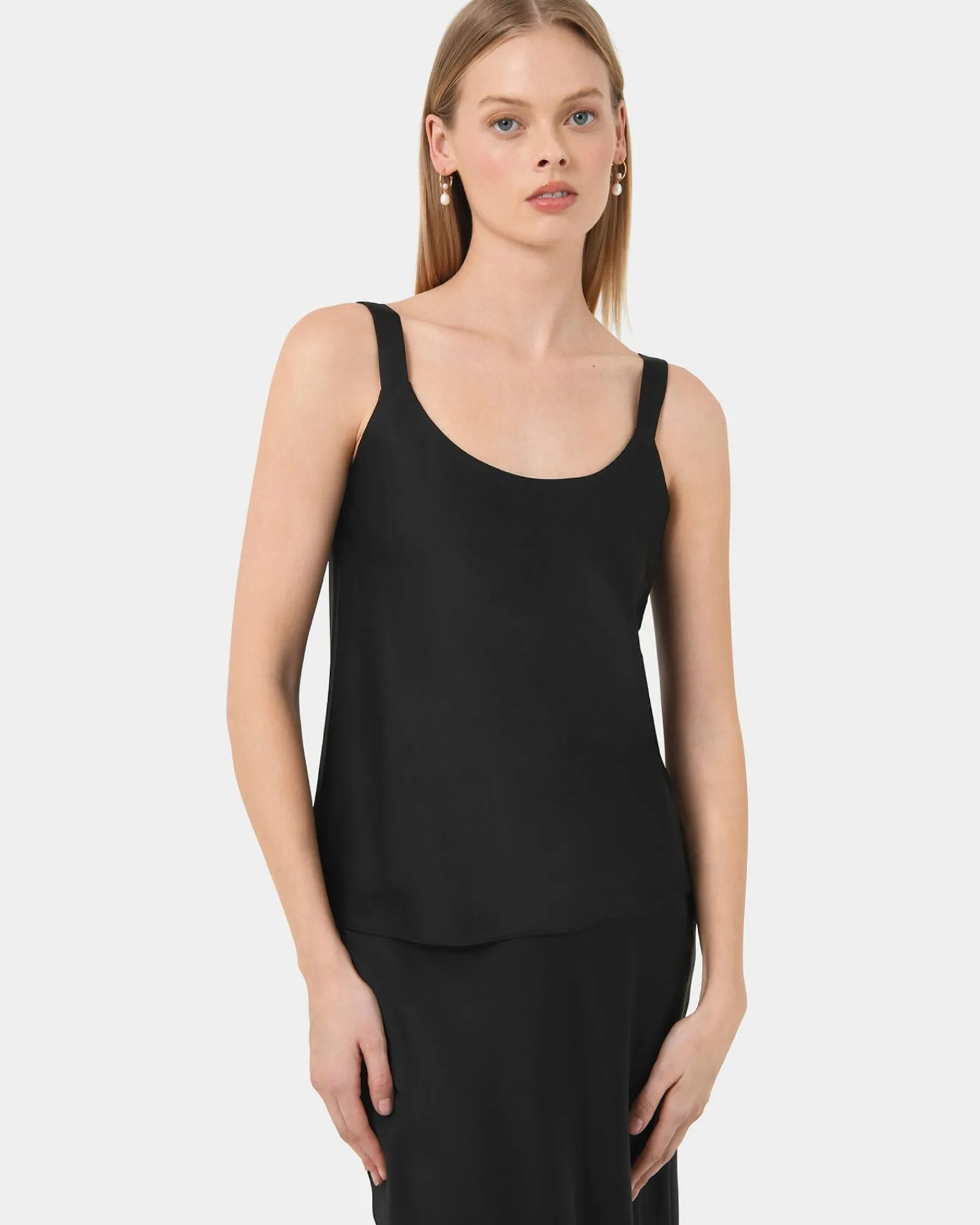 Forcast Kalena Satin Cami Top* T-Shirts & Tops|Work Tops