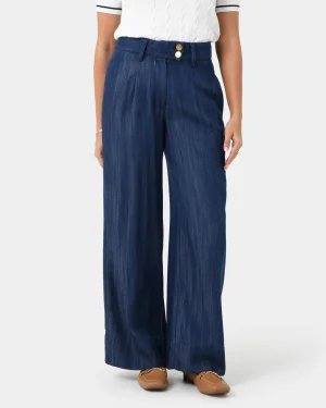 Forcast Kaley Lyocell Denim Trousers* Conscious|High-Waisted Pants