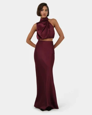 Forcast Kaye Maxi Bias Skirt* Midi & Maxi Skirts|Matching Sets