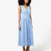 Forcast Kendal Linen Blend Dress* Midi Dresses|Midi Dresses