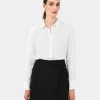 Forcast Kevin Relax Fit Crepe Shirt* Long Sleeve Tops|Shirts & Blouses