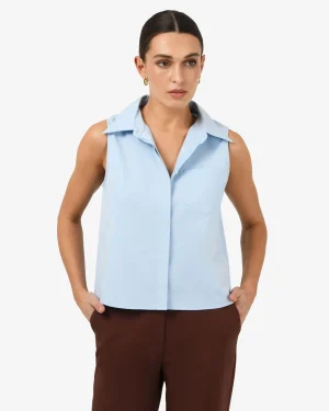 Forcast Kia Cotton Sleeveless Shirt* T-Shirts & Tops|Shirts & Blouses