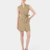Forcast Kiran Utility Tie Dress* Conscious|Mini Dresses