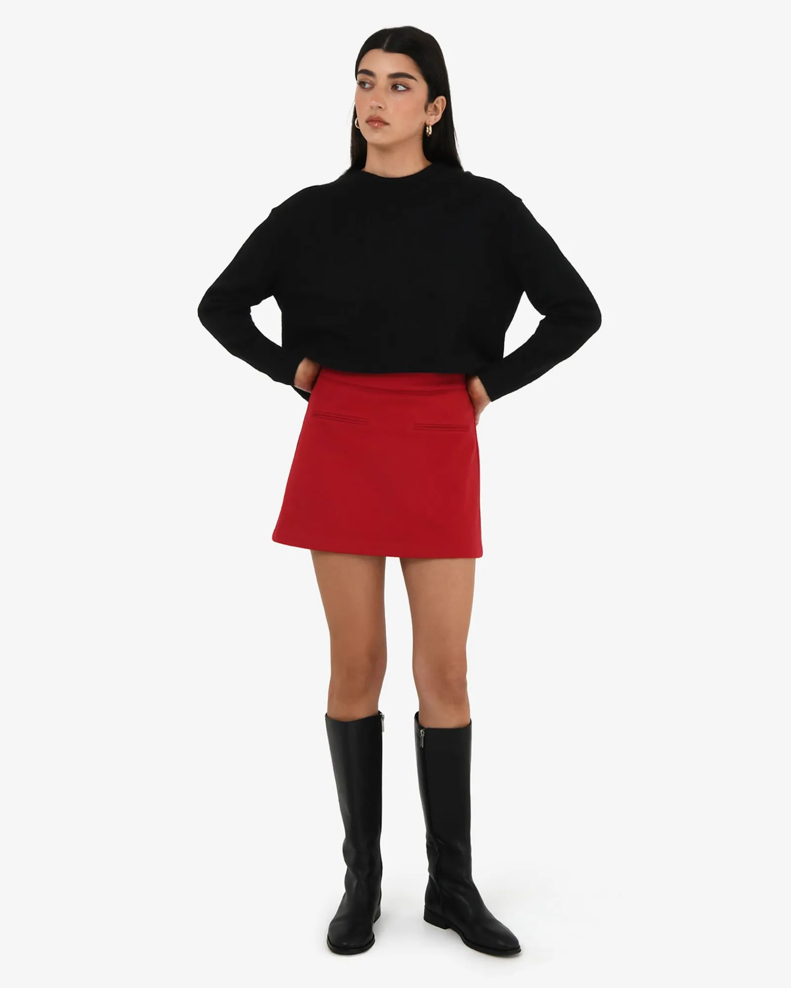Forcast Lara A-line Mini Skirt* Mini Skirts