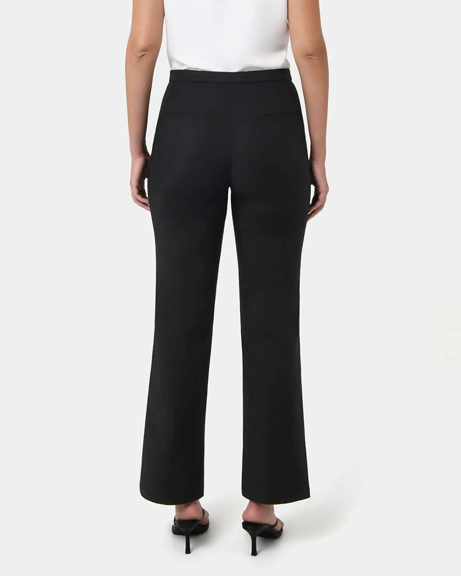 Forcast Lauren Straight Pants* High-Waisted Pants|Straight Leg Pants