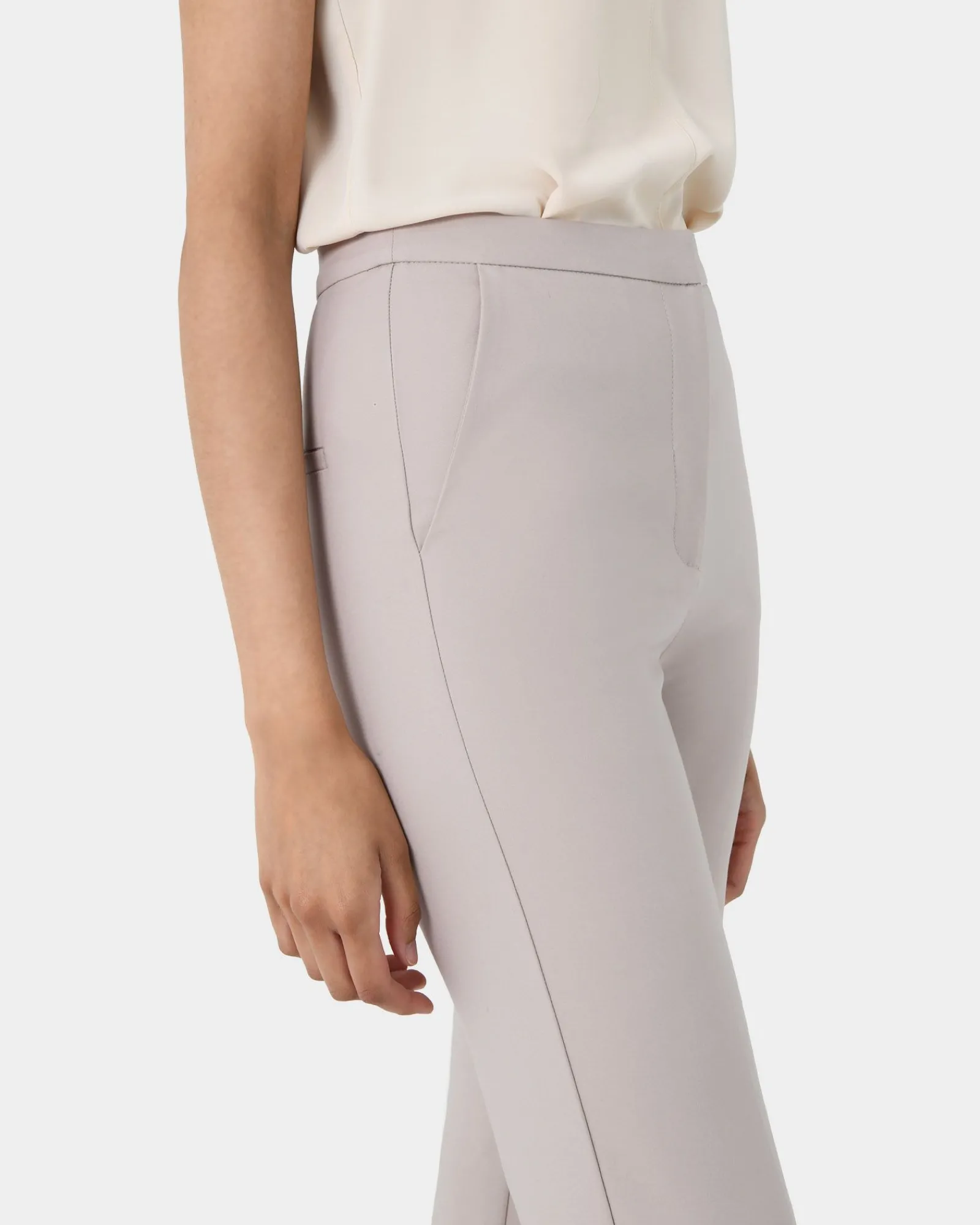 Forcast Lauren Straight Pants* High-Waisted Pants|Straight Leg Pants