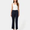 Forcast Lauren Straight Pants* High-Waisted Pants|Straight Leg Pants
