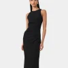 Forcast Leah Side Ruched Midi Dress* Midi Dresses|Midi Dresses