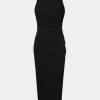 Forcast Leah Side Ruched Midi Dress* Midi Dresses|Midi Dresses