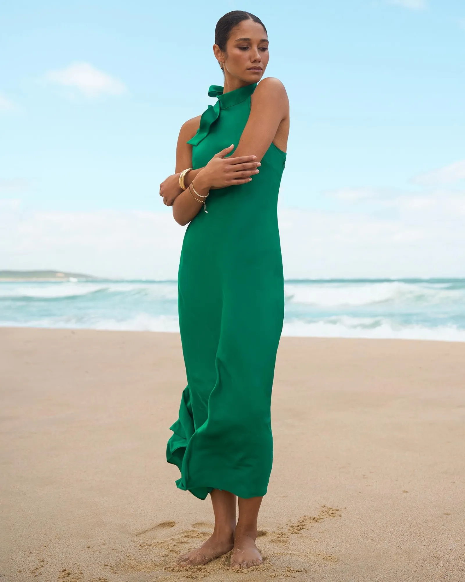 Forcast Leana Bias Midi Dress* Event Dresses|Event Dresses