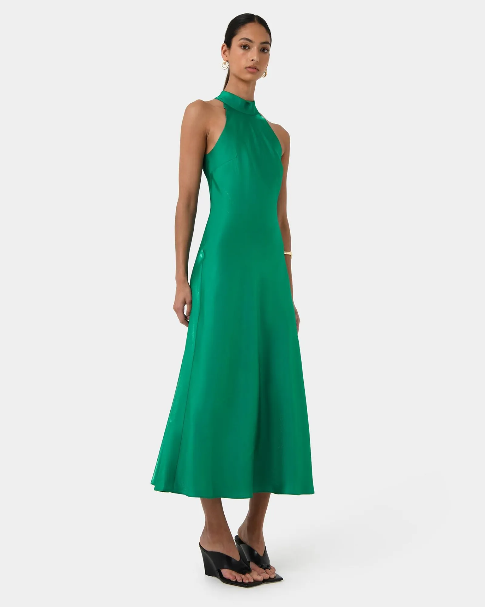 Forcast Leana Bias Midi Dress* Event Dresses|Event Dresses